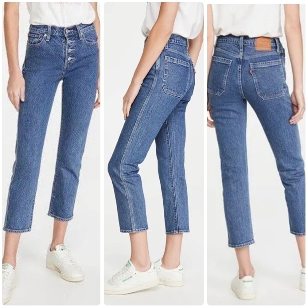 Levi’s Wedgie Straight Middle Sister Blue Jeans
